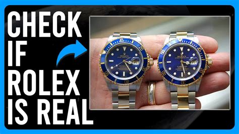 how do i know if a rolex is real|how to identify rolex watches.